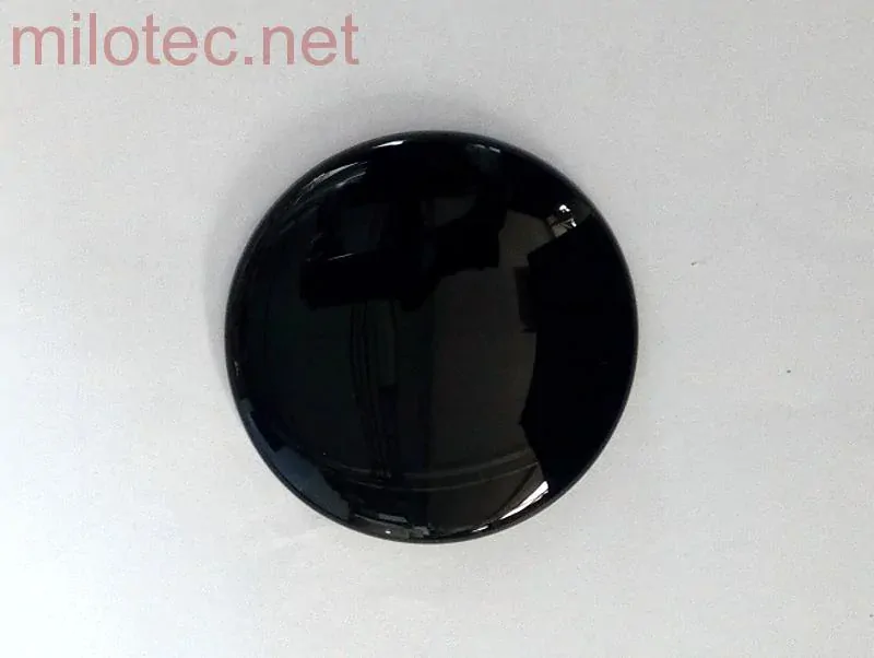 kat.č. 865 04 M - Kryt emblému, černá metalíza - zadní, Yeti 2009-2013 / Yeti Facelift od.r.v. 2013