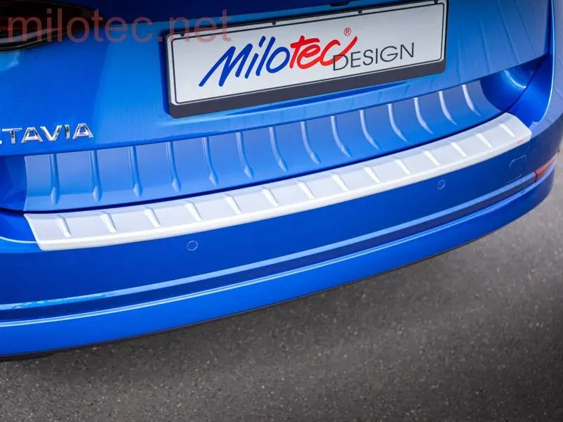 kat.č. 4 657 15 - Práh pátých dveří s výstupky, stříbrný matný, Škoda Octavia IV. Combi / Combi RS, od r.v. 2019