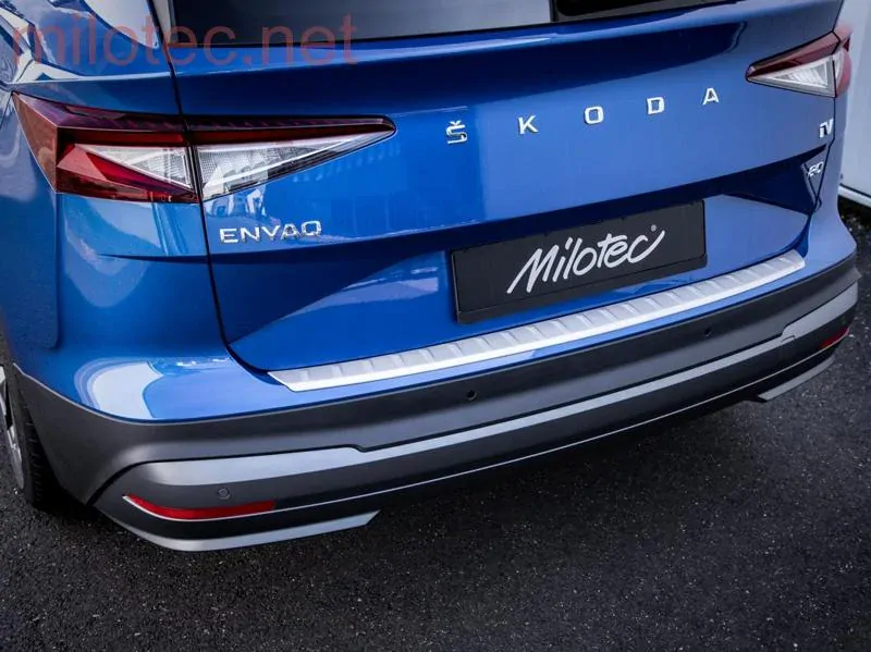 kat.č. 11 057 15 - Práh pátých dveří s výstupky, stříbrný matný, Škoda Enyaq, od r.v. 2020