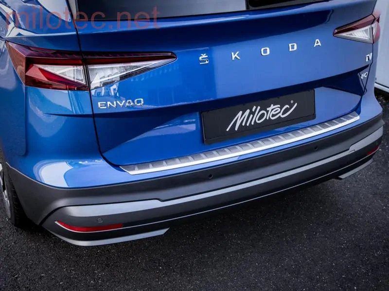 kat.č. 11 057 22 - Práh pátých dveří s výstupky, Alu Brush - lesklý, Škoda Enyaq, od r.v. 2020