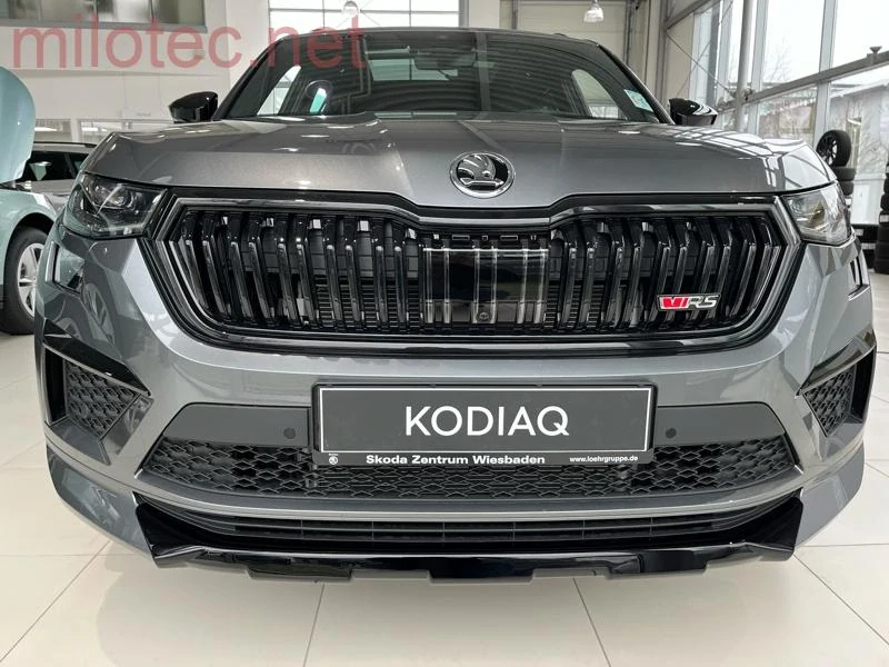 kat.č. 974 04 - Ochranná lišta předního nárazníku - černý lesklý "klavírlak", Kodiaq RS Facelift / Sportline Facelift