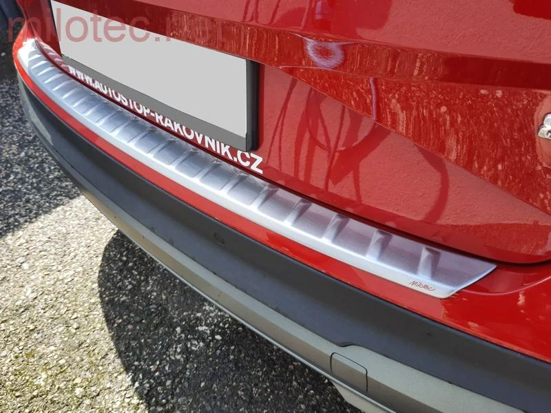 kat.č. 11 057 23 - Práh pátých dveří s výstupky, Alu Brush - matný, Škoda Enyaq, od r.v. 2020