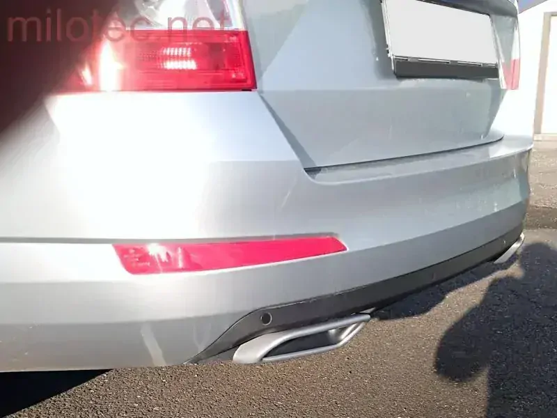 kat.č. 3 688 22 - Dummy - koncovky výfuku, Alu Brush, Škoda Octavia III./ Facelift, r.v.2013/2017