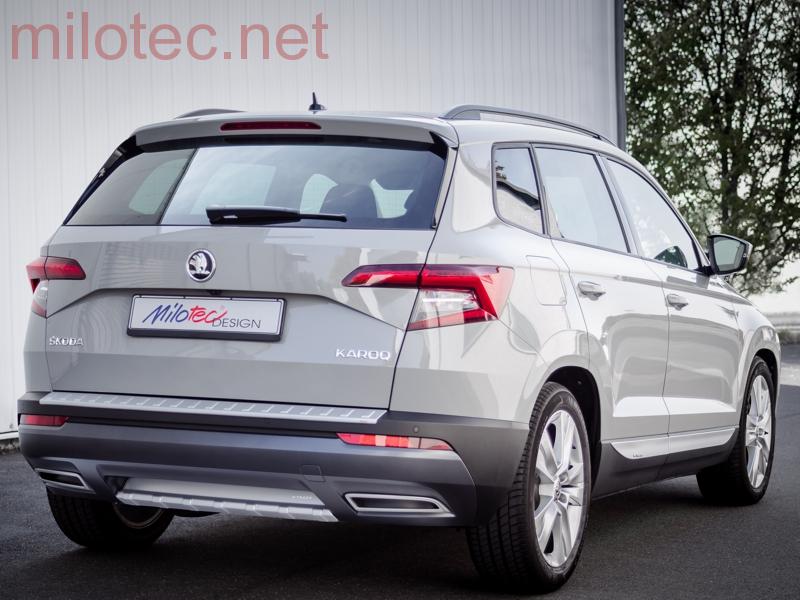 kat.č. 2 872 15 - Lišty bočních dveří M-TRACK - stříbrné matné, Karoq od r.v. 2017