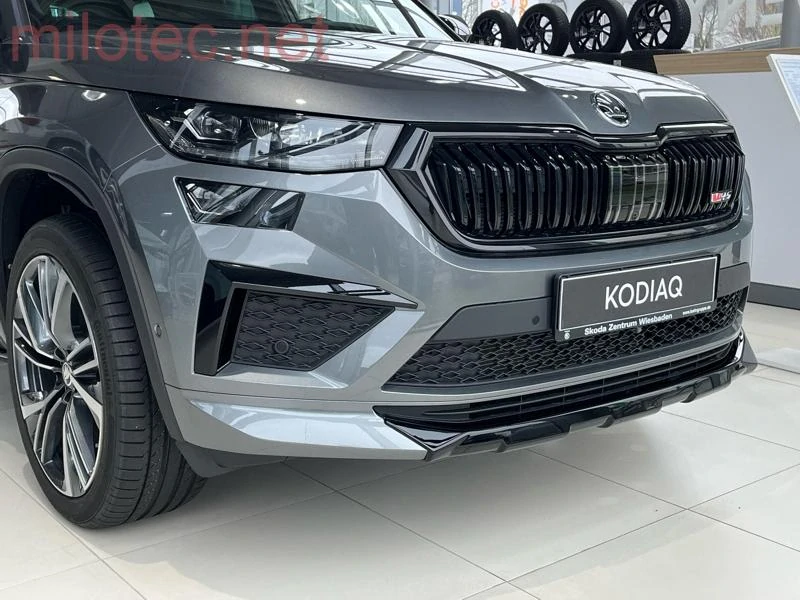 kat.č. 974 04 - Ochranná lišta předního nárazníku - černý lesklý "klavírlak", Kodiaq RS Facelift / Sportline Facelift
