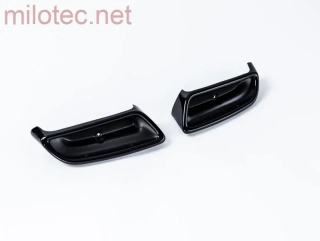 kat.č. 3 688 04 - Dummy - koncovky výfuku, černý lesklý "klavírlak", Škoda Octavia III./ Facelift, r.v.2013/2017